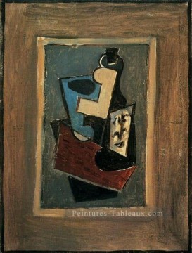Nature morte 3 1917 cubist Pablo Picasso Peinture à l'huile